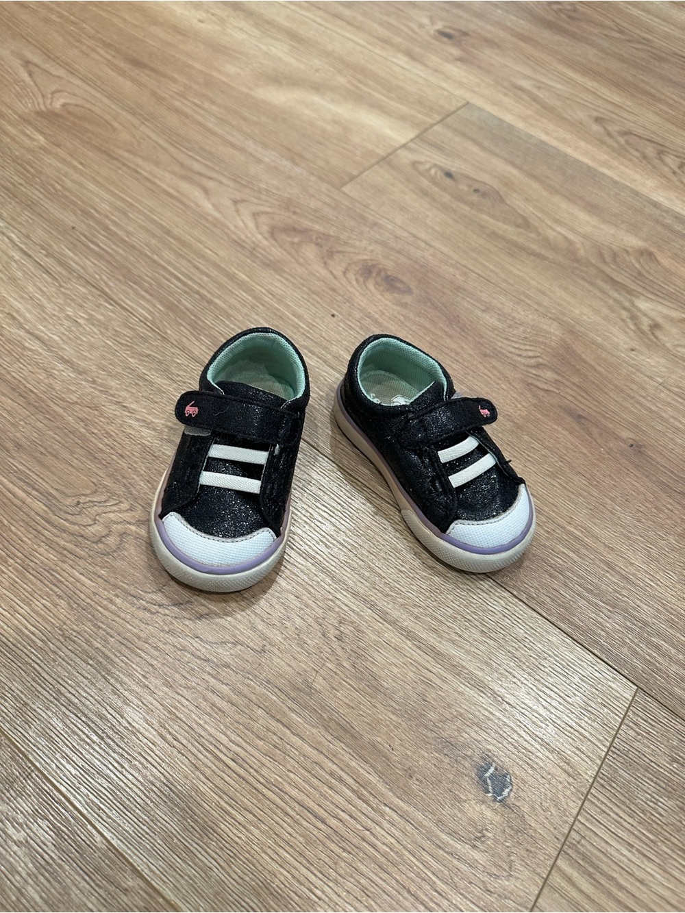 See Kai Run Glitter Velcro Sneakers
